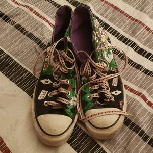 Harley quinn and Joker high tops